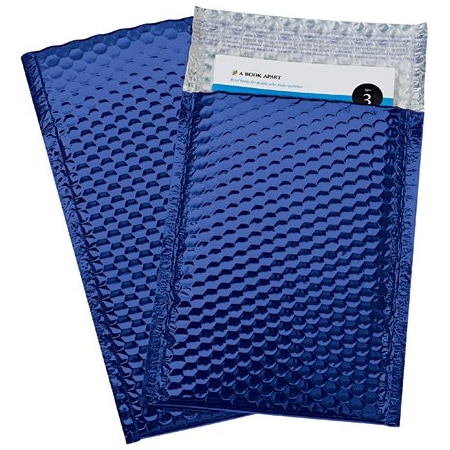 Bsc Preferred 7-1/2 x 11'' Blue Glamour Bubble Mailers, 72PK BUY03998339